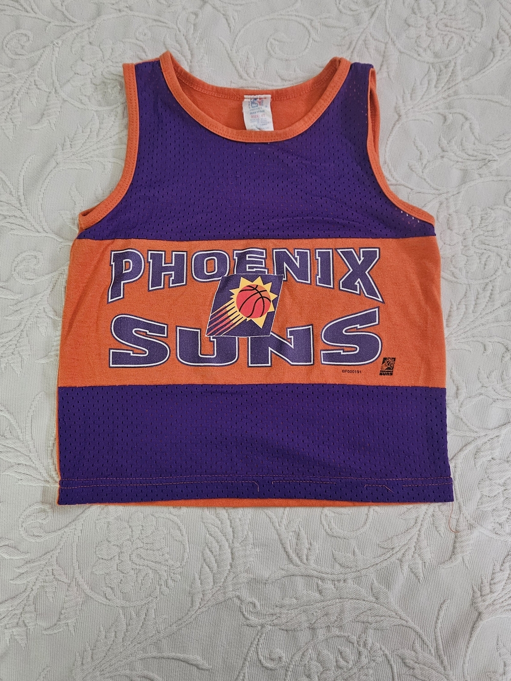 Vintage NBA Phoenix Suns Kids Orange & Purple Tank